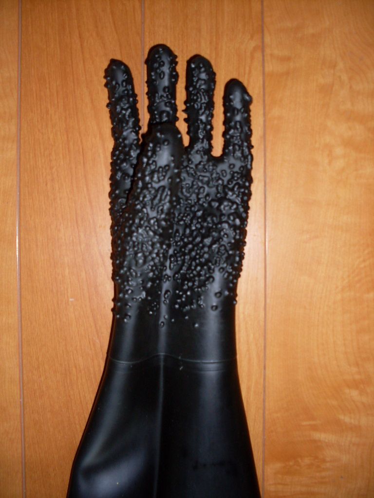 65CM帶顆粒噴砂手套 65CM帶顆粒噴砂手套